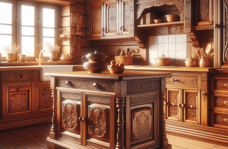 Drewniane meble kuchenne – jak wybrać i pielęgnować naturalne szafki do Twojego domu